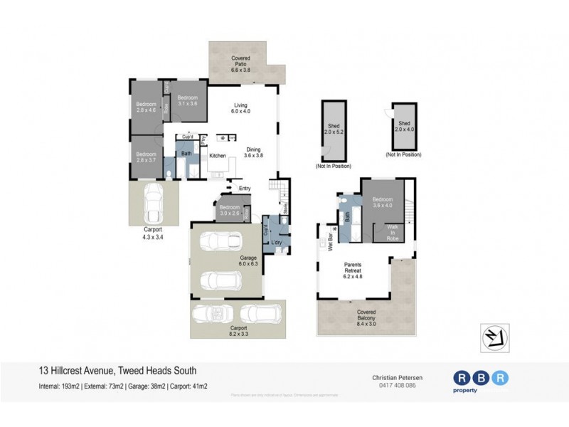 13 Hillcrest Avenue, Tweed Heads South NSW 2486 Floorplan