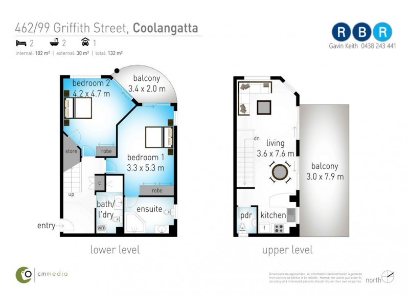 462/99 Griffith Street, Coolangatta QLD 4225 Floorplan