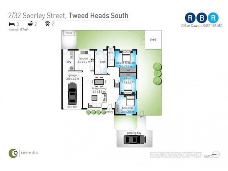 2/32 Soorley Street, Tweed Heads South NSW 2486 Floorplan