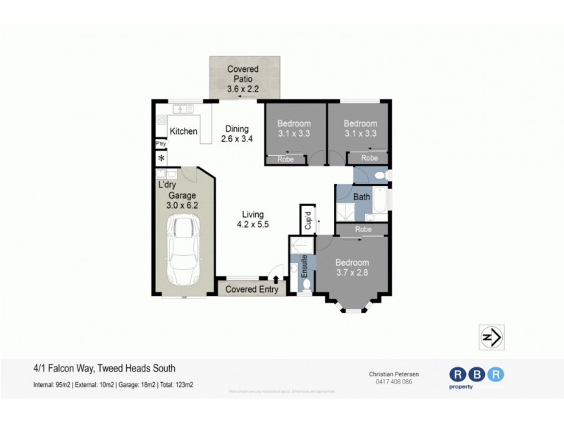 4/1 Falcon Way, Tweed Heads South NSW 2486 Floorplan
