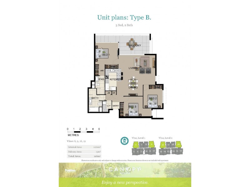 9/390 Simpsons Road, Bardon QLD 4065 Floorplan