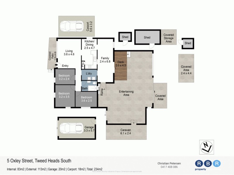 5 Oxley Street, Tweed Heads South NSW 2486 Floorplan