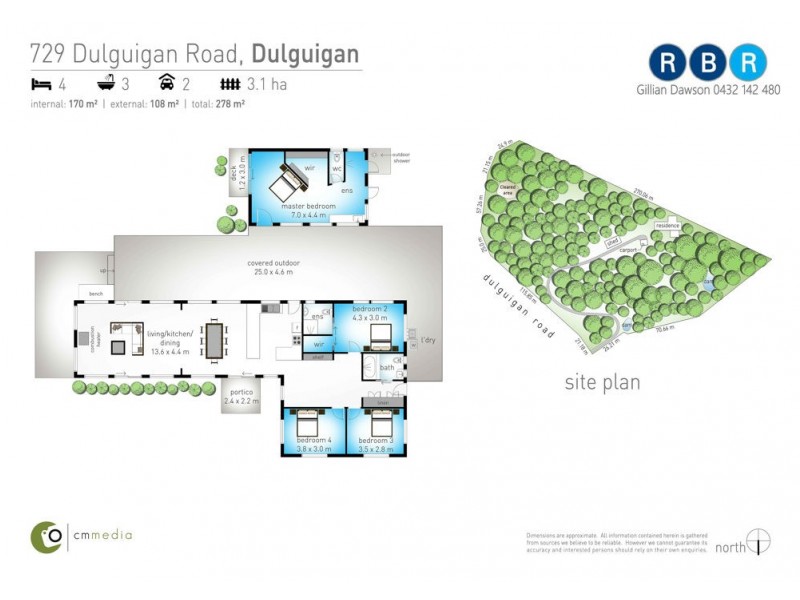 729 Dulguigan Road, North Tumbulgum NSW 2490 Floorplan