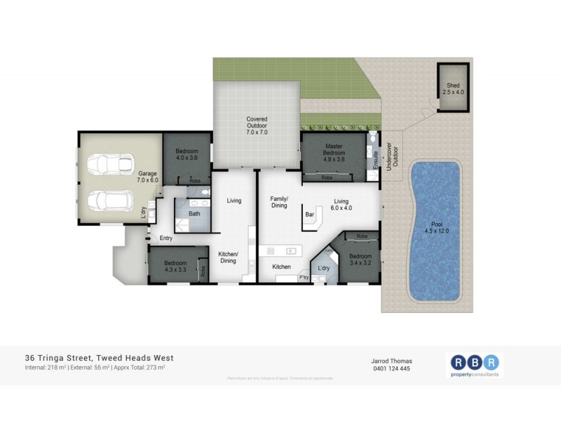 36 Tringa Street, Tweed Heads West NSW 2485 Floorplan
