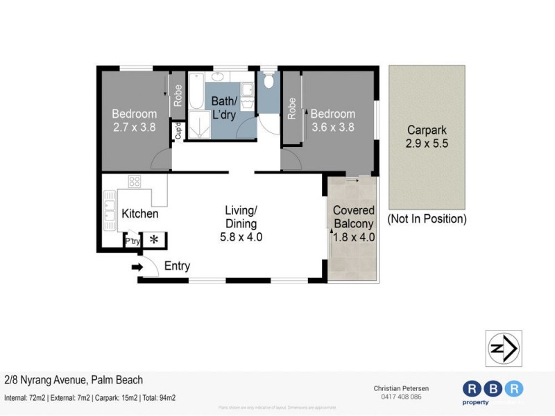 2/8 Nyrang Avenue, Palm Beach QLD 4221