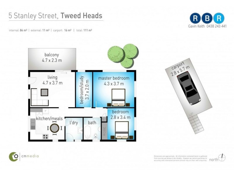 5 Stanley Street, Tweed Heads NSW 2485 Floorplan