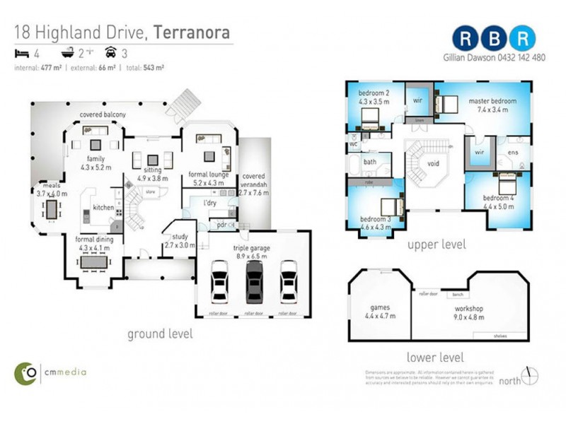 18 Highland Drive, Terranora NSW 2486 Floorplan