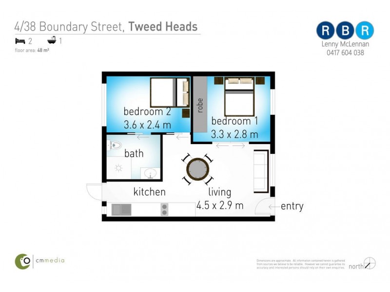 4/38 Boundary Street, Tweed Heads NSW 2485 Floorplan