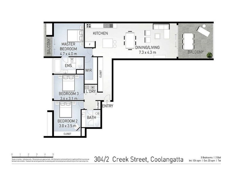 304 2 Creek Street KIRRA SURF APARTMENTS, Coolangatta QLD 4225