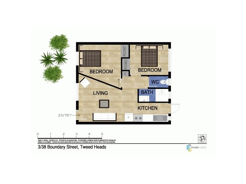 3/38 Boundary Street, Rainbow Bay QLD 4225 Floorplan
