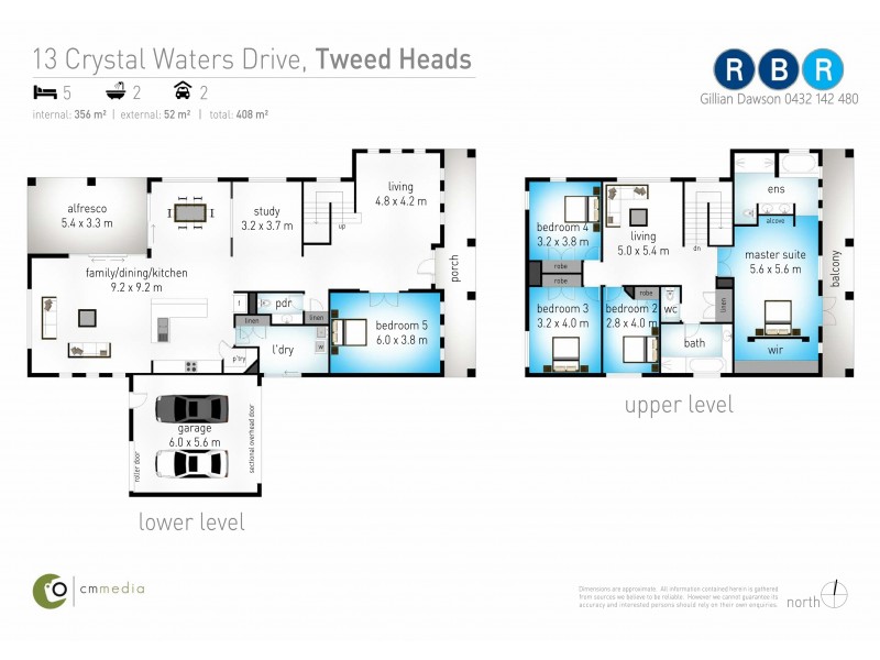 13 Crystal Waters Drive, Tweed Heads NSW 2485 Floorplan
