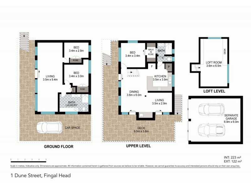 1 Dune Street, Fingal Head NSW 2487 Floorplan