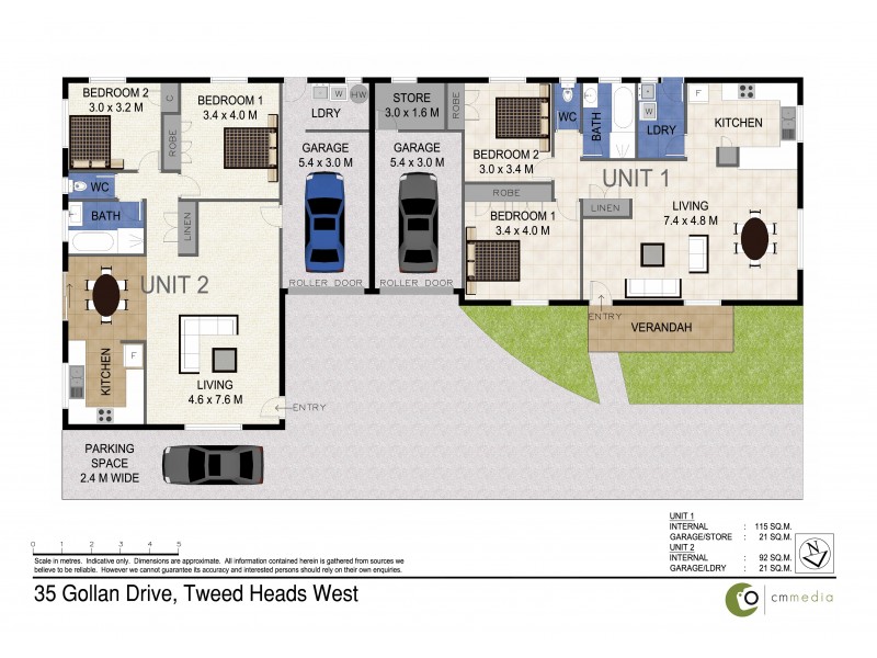 35 Gollan Drive, Tweed Heads West NSW 2485 Floorplan