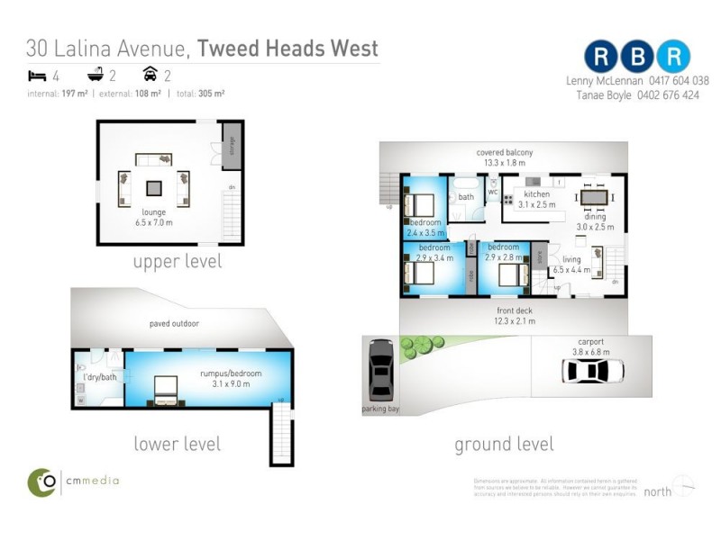 30 Lalina Avenue, Tweed Heads West NSW 2485 Floorplan