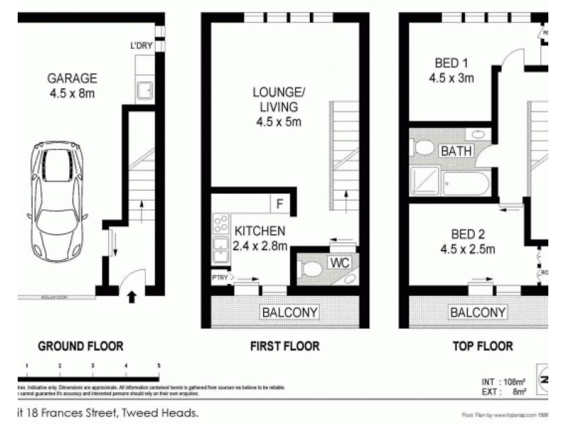 3/18 Frances Street, Tweed Heads, Tweed Heads NSW 2485 Floorplan