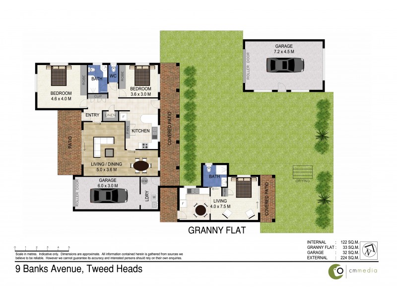 9 Banks Ave, Tweed Heads NSW 2485 Floorplan