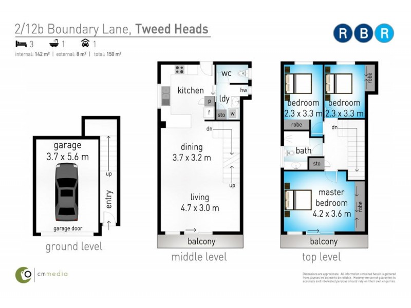 2/12B Boundary Lane, Rainbow Bay QLD 4225 Floorplan