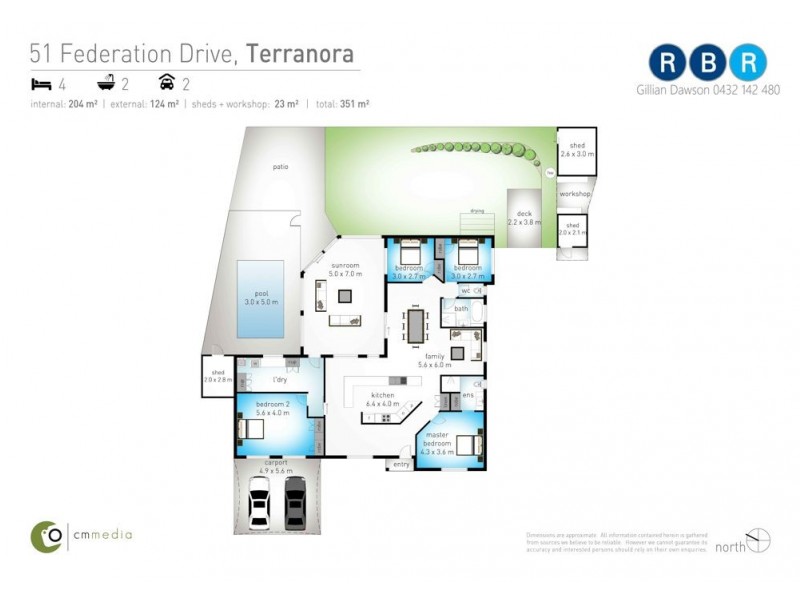 51 Federation Drive, Terranora NSW 2486 Floorplan