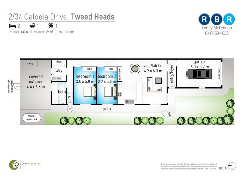 2/34 Caloola Drive, Tweed Heads NSW 2485 Floorplan