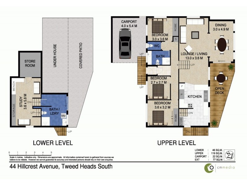 44 Hillcrest Avenue, Tweed Heads South NSW 2486 Floorplan