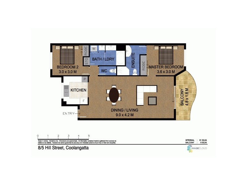 8/5 Hill Street, Coolangatta QLD 4225 Floorplan