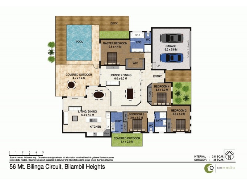 56 Mount Bilinga Circuit, Bilambil Heights NSW 2486 Floorplan