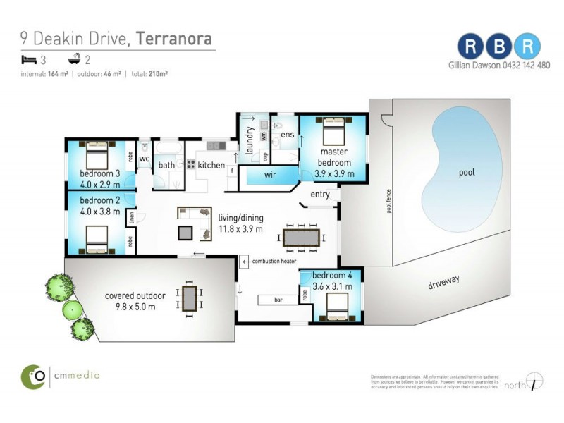 9 Deakin Drive, Terranora NSW 2486 Floorplan