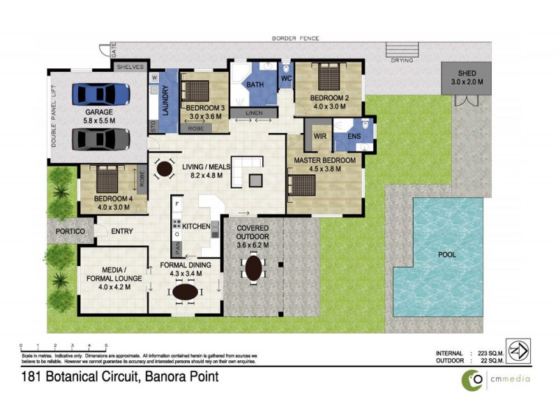 181 Botanical Circuit, Banora Point NSW 2486 Floorplan