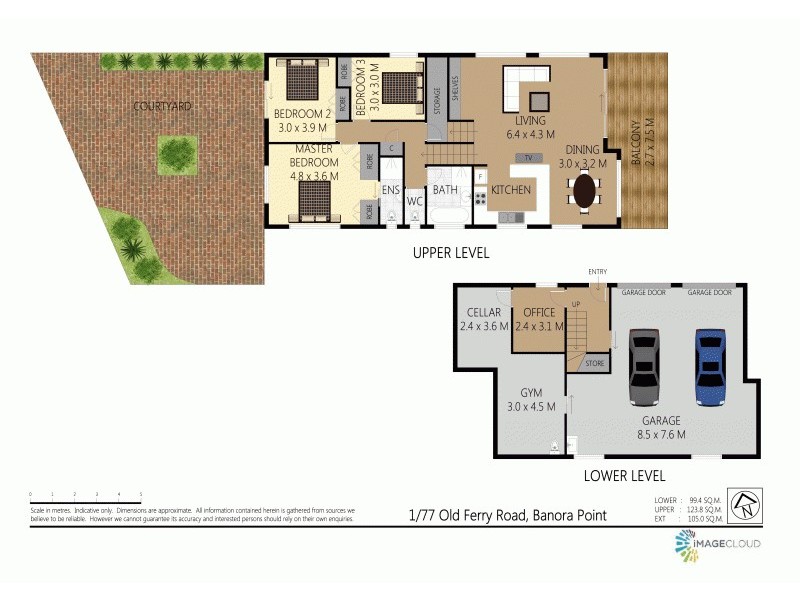 1/77 Old Ferry Road, Banora Point NSW 2486 Floorplan