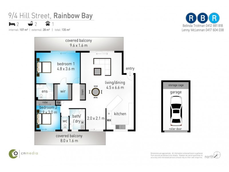 9/4 Hill Street, Rainbow Bay QLD 4225 Floorplan