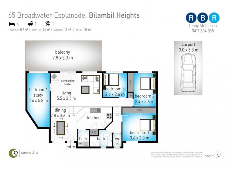 65 Broadwater Esplanade, Bilambil Heights NSW 2486 Floorplan