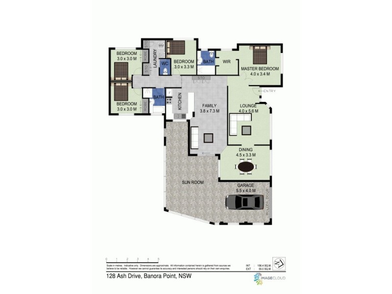 128 Ash Drive, Banora Point NSW 2486 Floorplan