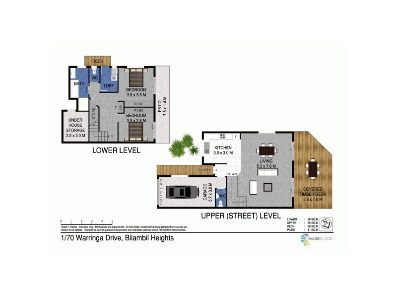 1/70 Warringa Drive, Bilambil Heights NSW 2486 Floorplan