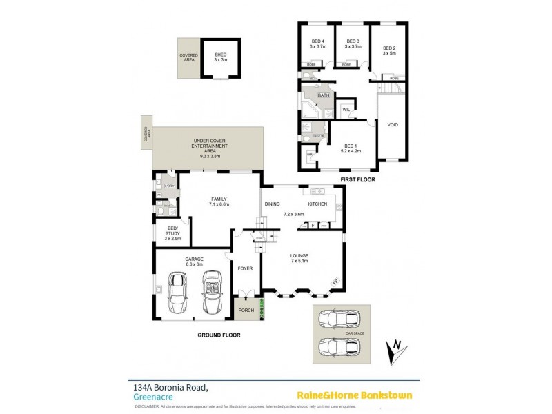 134A Boronia Rd, Greenacre NSW 2190 Floorplan