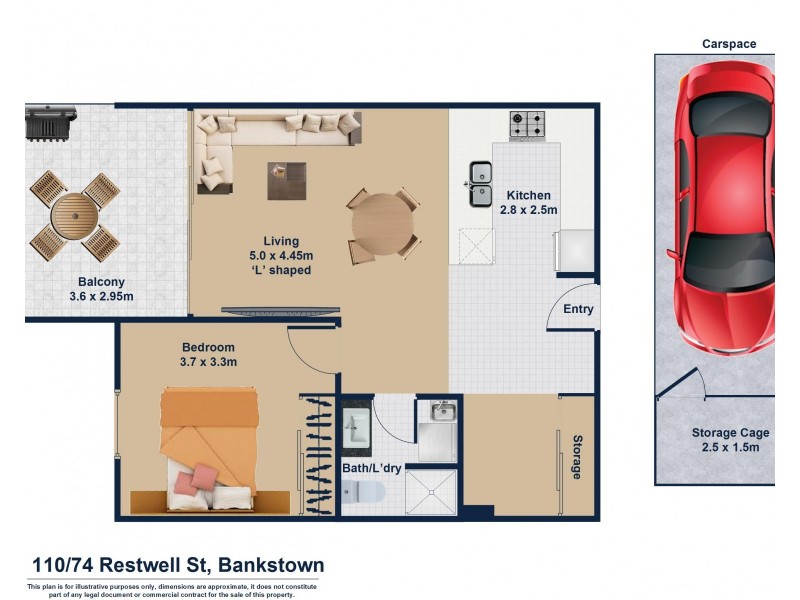 110/74-84 Restwell street, Bankstown NSW 2200