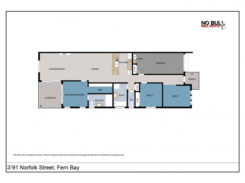 2/91 Norfolk Street, Fern Bay NSW 2295 Floorplan