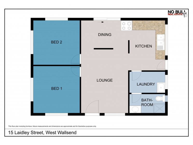 15 Laidley Street, West Wallsend NSW 2286 Floorplan