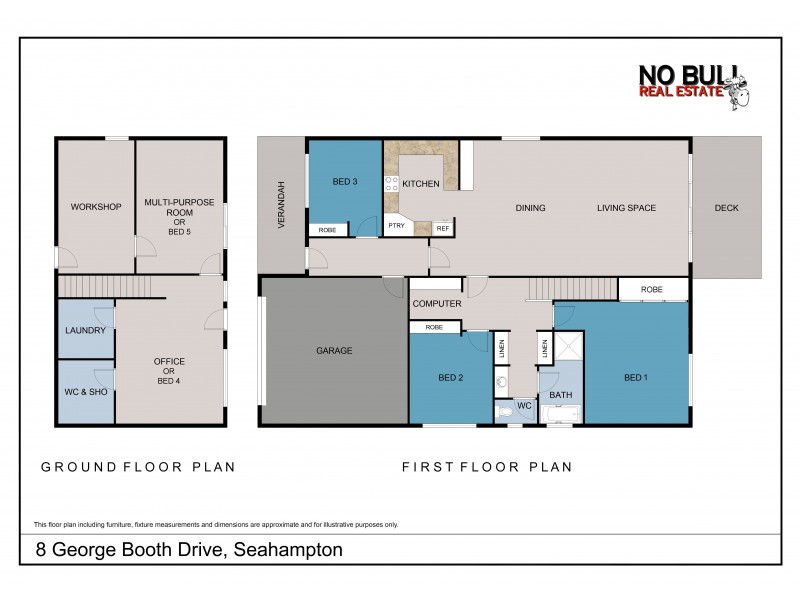 8 George Booth Drive, Seahampton NSW 2286 Floorplan