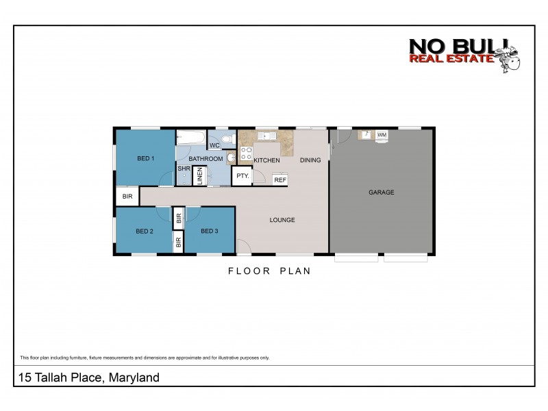 15 Tallah Place, Maryland NSW 2287 Floorplan