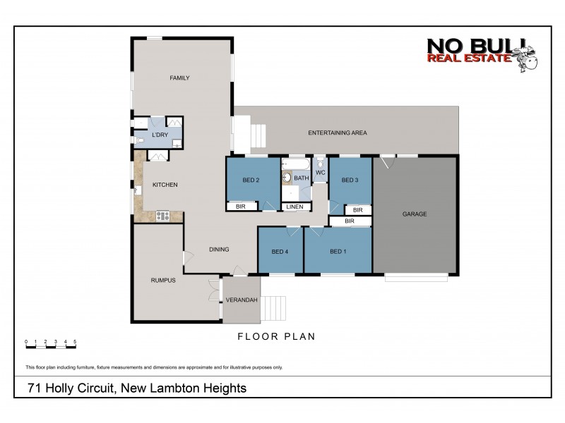 71 Holly Circuit, New Lambton Heights NSW 2305 Floorplan