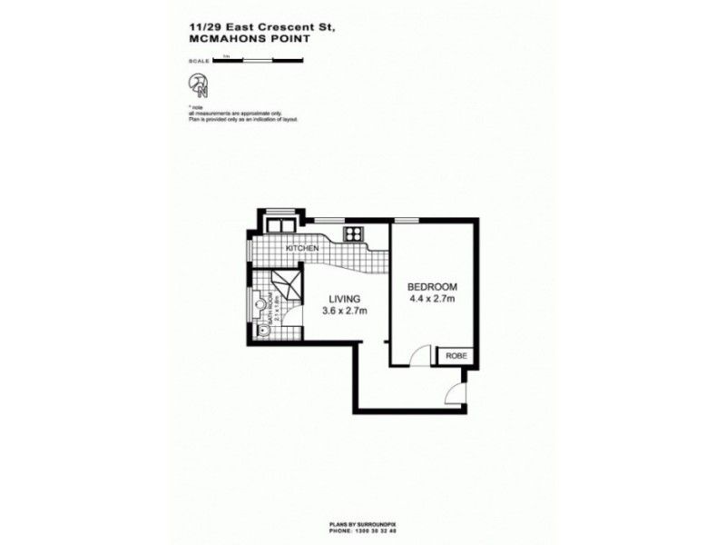 11/29 East Crescent Street, Mcmahons Point NSW 2060 Floorplan