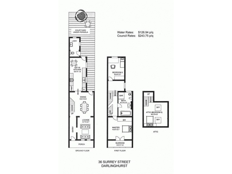 36 Surrey Street, Darlinghurst NSW 2010 Floorplan