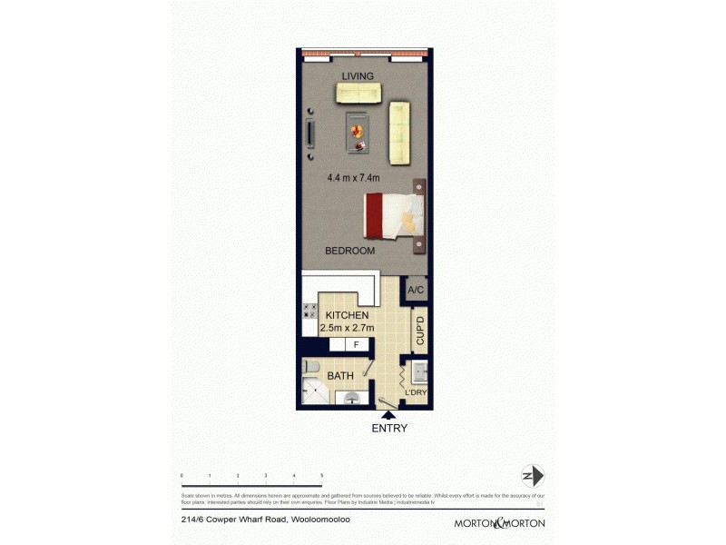 214/6 Cowper Wharf Roadway, Woolloomooloo NSW 2011 Floorplan