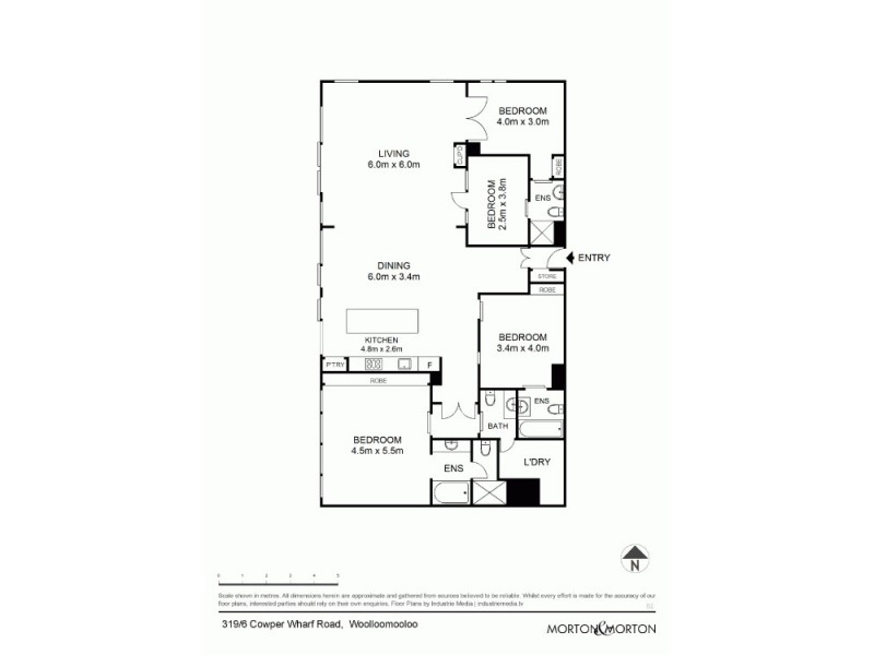 319/6 Cowper Wharf Roadway, Woolloomooloo NSW 2011 Floorplan