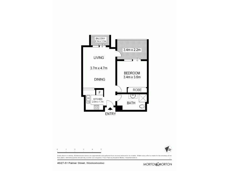 46/27-51 Palmer Street, Woolloomooloo NSW 2011 Floorplan