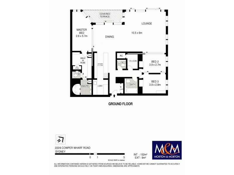 222/6 Cowper Wharf Roadway, Woolloomooloo NSW 2011 Floorplan