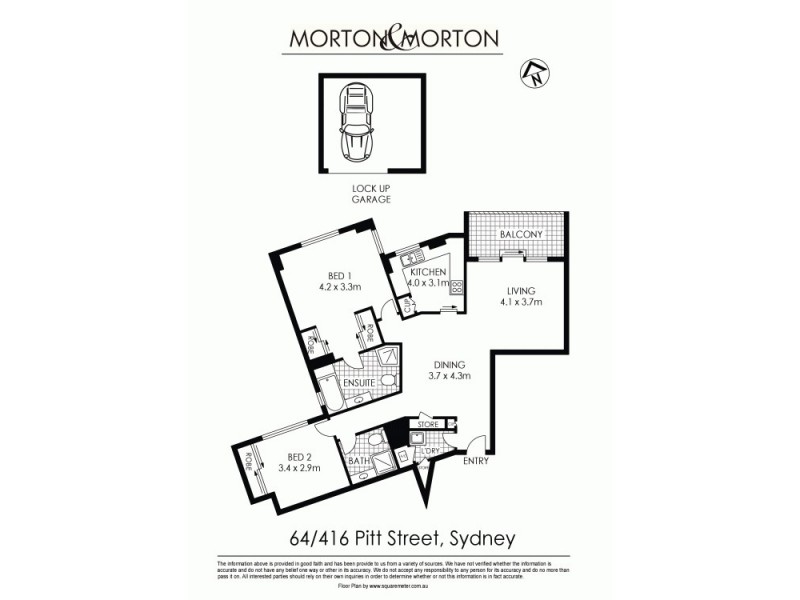 64/416 Pitt Street, Sydney NSW 2000 Floorplan