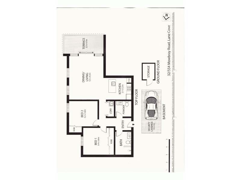 32/554-560 Mowbray Road, Lane Cove NSW 2066 Floorplan