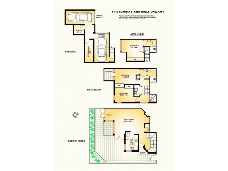 8/10 Boronia Street, Wollstonecraft NSW 2065 Floorplan