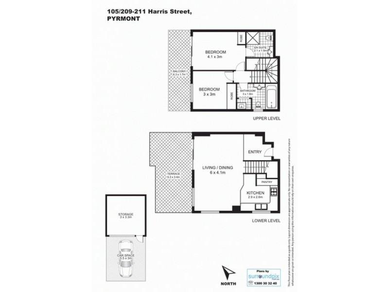 105/209-211 Harris Street, Pyrmont NSW 2009 Floorplan